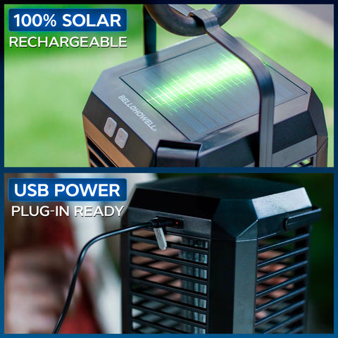 Bell+Howell Rogue indoor bug zapper in kitchen area targets flying insects