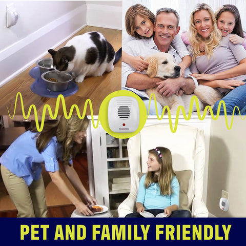 Bell+Howell Ultrasonic Pest Repeller quiet operation keeps living spaces peaceful.