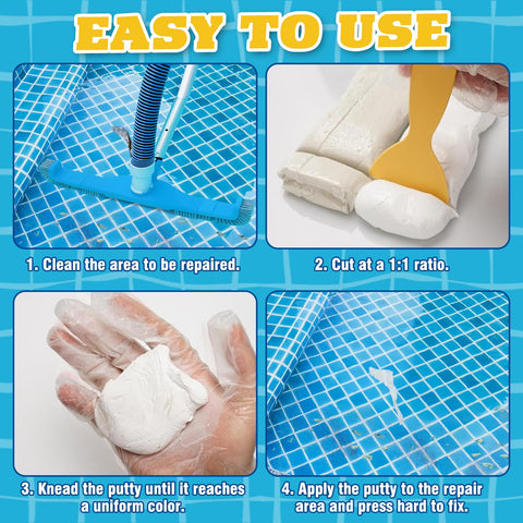Bellisinno Epoxy Putty adheres to multiple surfaces for lasting sealing.