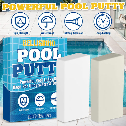Bellisinno Epoxy Putty for tile fiberglass surfaces provides durable repair.