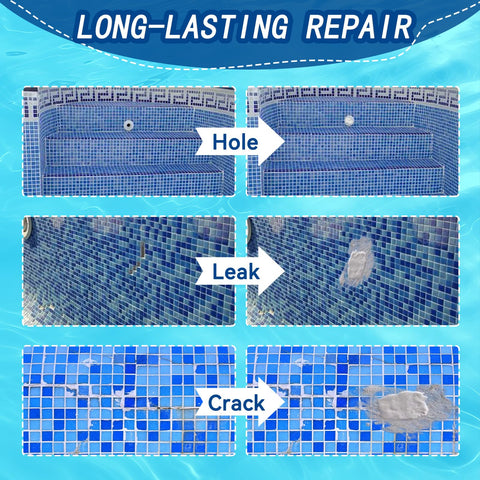 Bellisinno pool epoxy putty for above-water repair of cracks