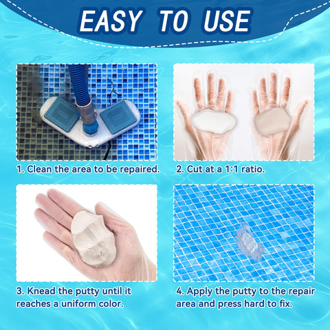 Bellisinno pool epoxy putty easy to sculpt and shape for repairs