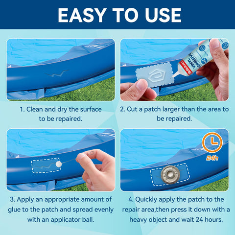 Adhesive bonds with PVC, ABS, EVA, and rubber materials.