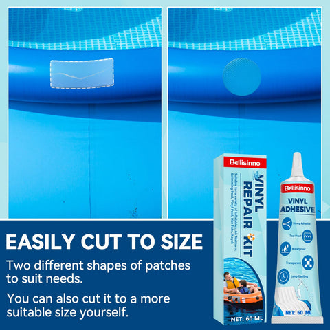 Patch and glue work on inflatables, hot tubs, and PVC items.