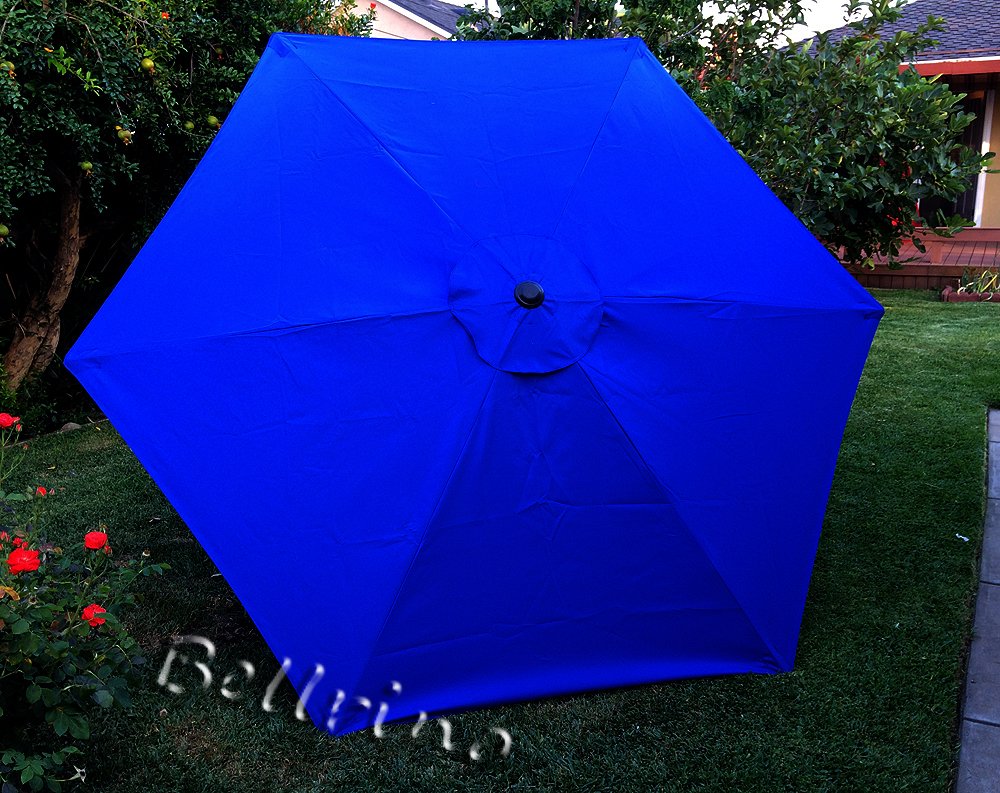 BELLRINO royal blue stitching detail shows reinforced seams for durability.