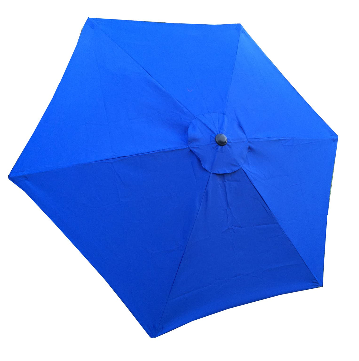 BELLRINO royal blue umbrella canopy 9ft 6-rib fits most frames for patio shade.