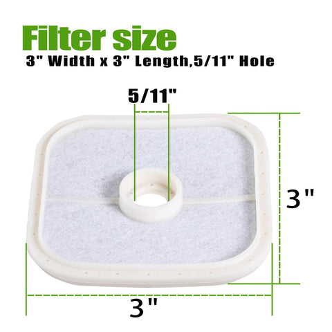 Belsdar Echo SRM266 SRM280 filter close-up showing compatibility.