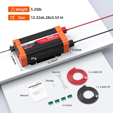 BELTTT inverter overload protection safeguards connected gear
