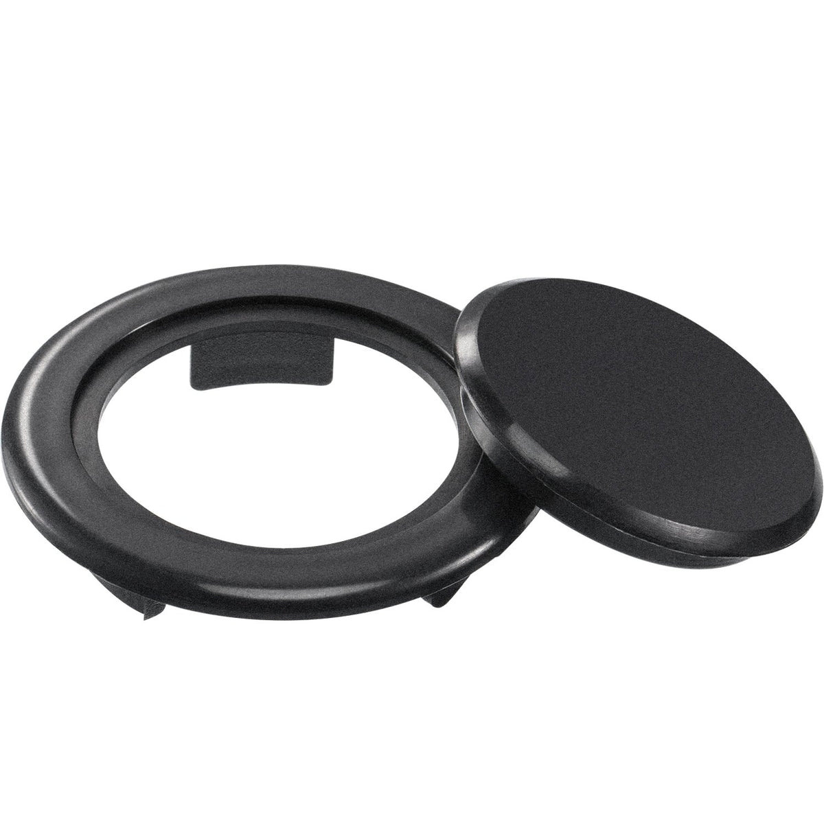 Bememo 2-inch umbrella hole ring on a patio table for stable support.