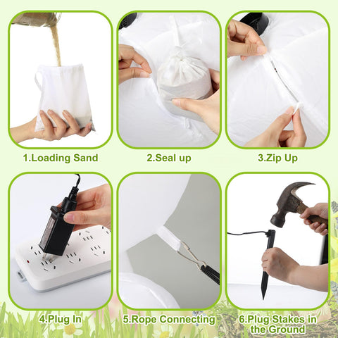 Bencailor quick setup with blower for effortless decorating