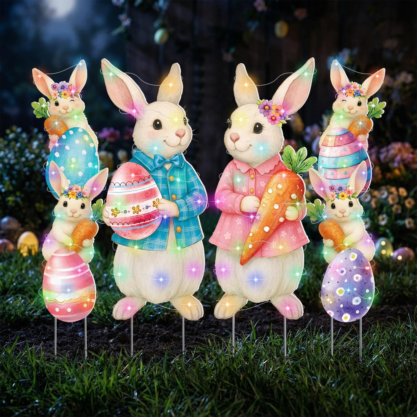 Bencailor weatherproof plastic Easter sign designed for outdoor use