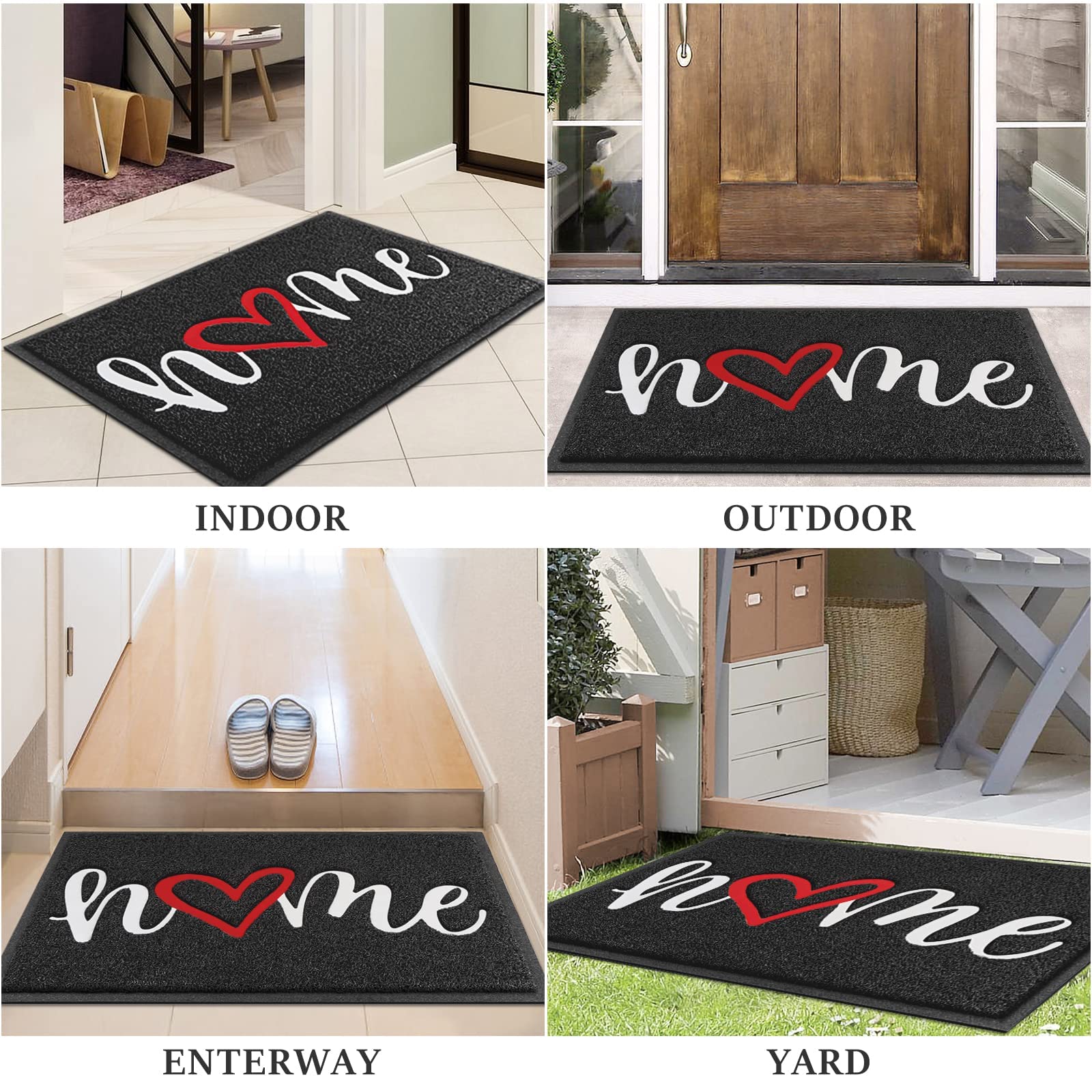 BeneathYourFeet easy-clean mat rinses clean for busy households.