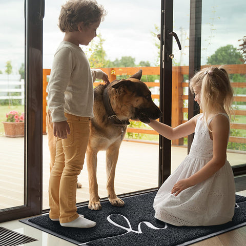 BeneathYourFeet low-profile mat fits doors smoothly, reducing snag when opening