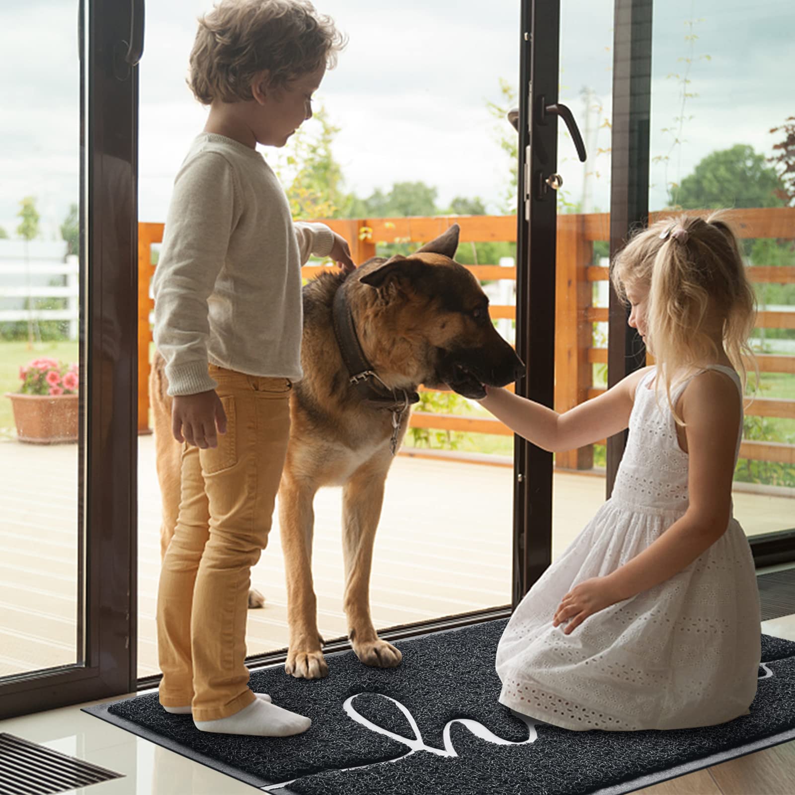 BeneathYourFeet low-profile mat, keeps doors clear, suitable for high-traffic entryways.