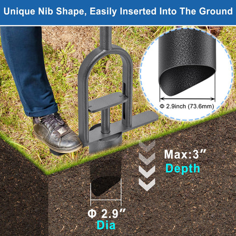BeneLabel Lawn Repair Tool helps mend turf with accurate plug placement for seamless patches.