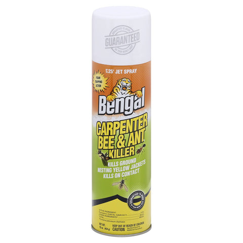 Bengal 16oz Carpenter Bee Killer bottle front view for on-site pest control.