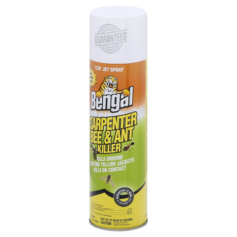 Bengal Carpenter Bee Killer spray action demonstrates easy application.