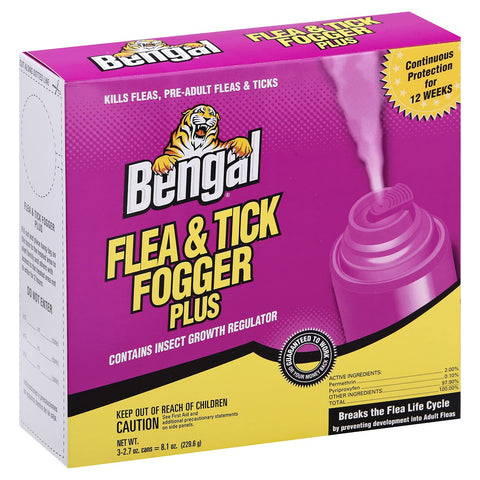 Bengal Fogger Plus odorless formulation for quick, mess-free treatment.