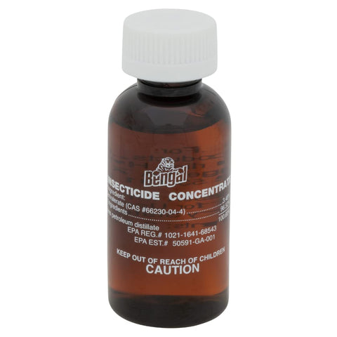Bengal Insecticide Concentrate indoor-outdoor surfaces safe for paints and plastics