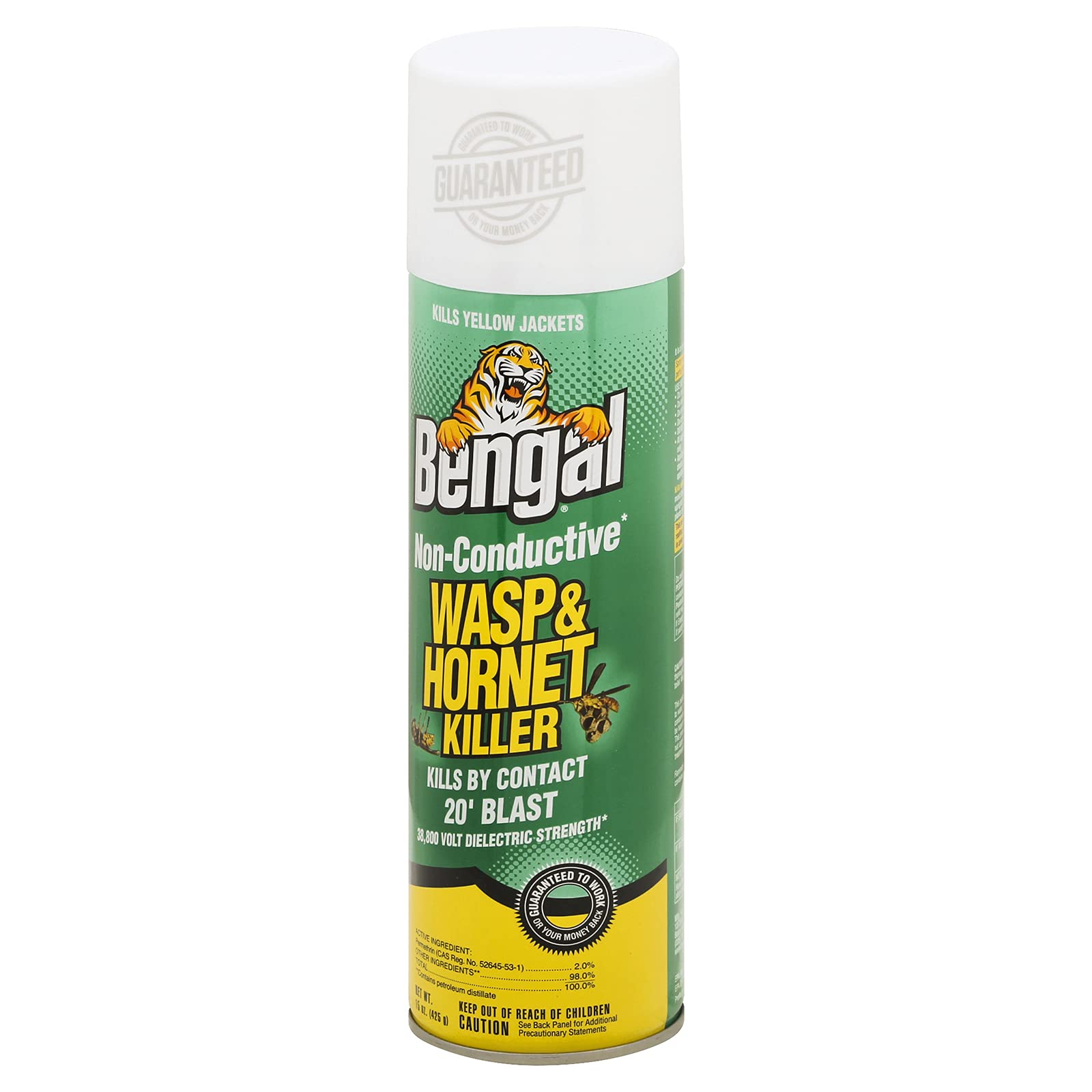 Bengal long-range spray mist reaches high nests from a safe distance.