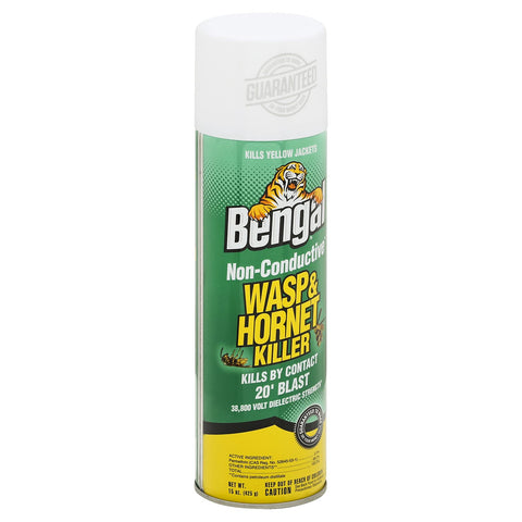 Bengal non-conductive wasp killer nozzle supports targeted, long-range outdoor use.