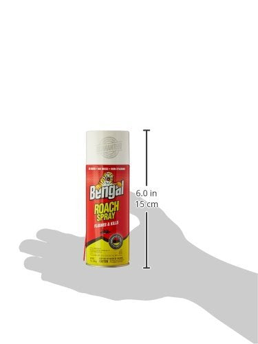 Bengal Roach Spray 9 oz aerosol for broad coverage.