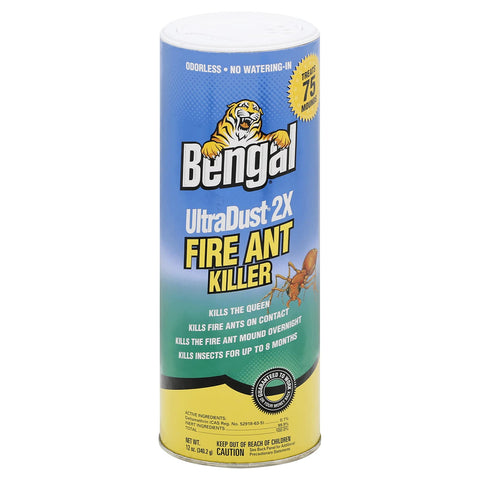Bengal Ultra Dust Fire Ant Killer 12oz packaging, ready-to-use and odorless