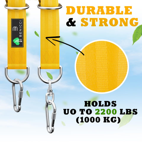 Benicci 360-degree swivel enables smooth swing movement