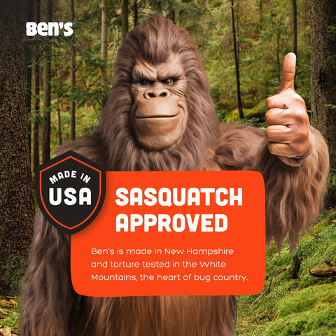 Versatile insect protection on clothing and equipment for outdoor use.