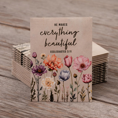 Bentley Seed Co. 25-pack of seed packets in kraft packaging
