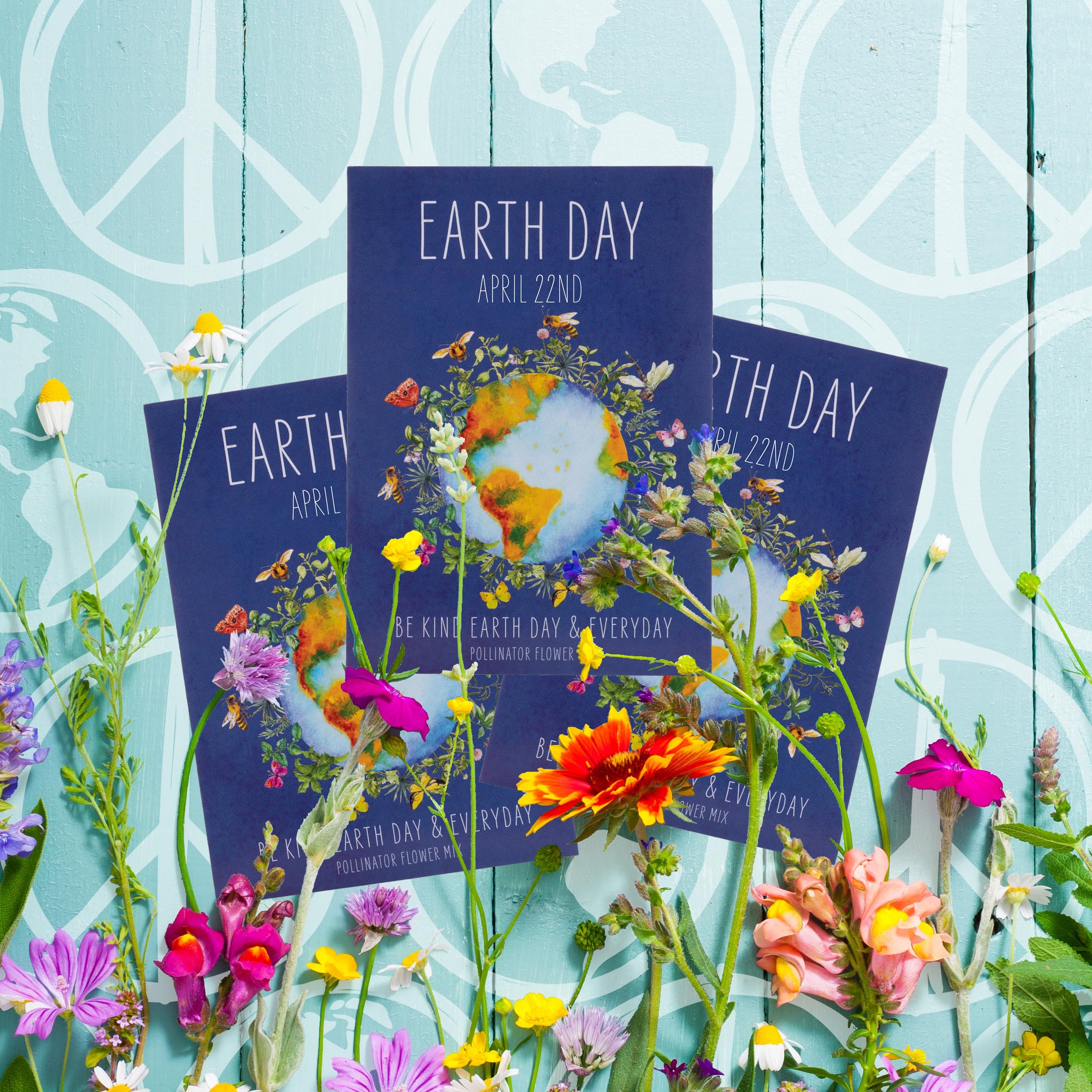 Bentley Seed Co Be Kind Earth Day message seed packet.