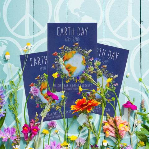 Bentley Seed Co Be Kind Earth Day message seed packet.