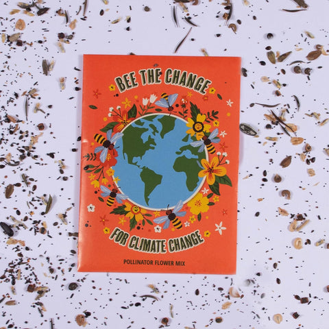 Bentley Seed Co. Bee The Change USA-made seal on packaging