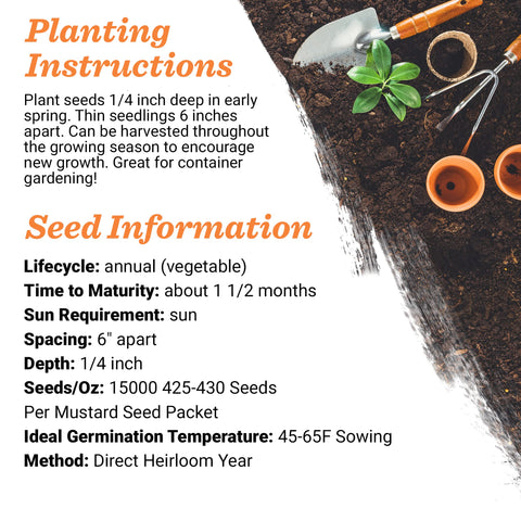 Bentley Seed Co non-GMO seed packet for safe, thoughtful gifting
