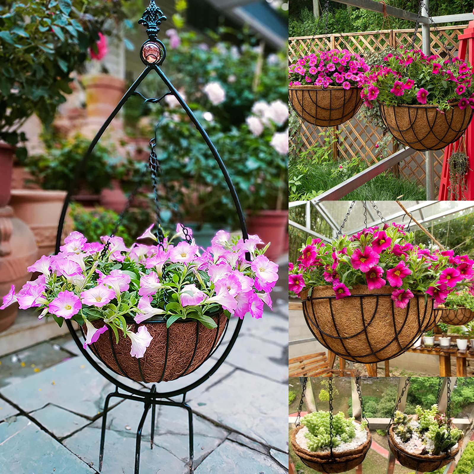 Benvo indoor-outdoor hanging chains enabling versatile décor.