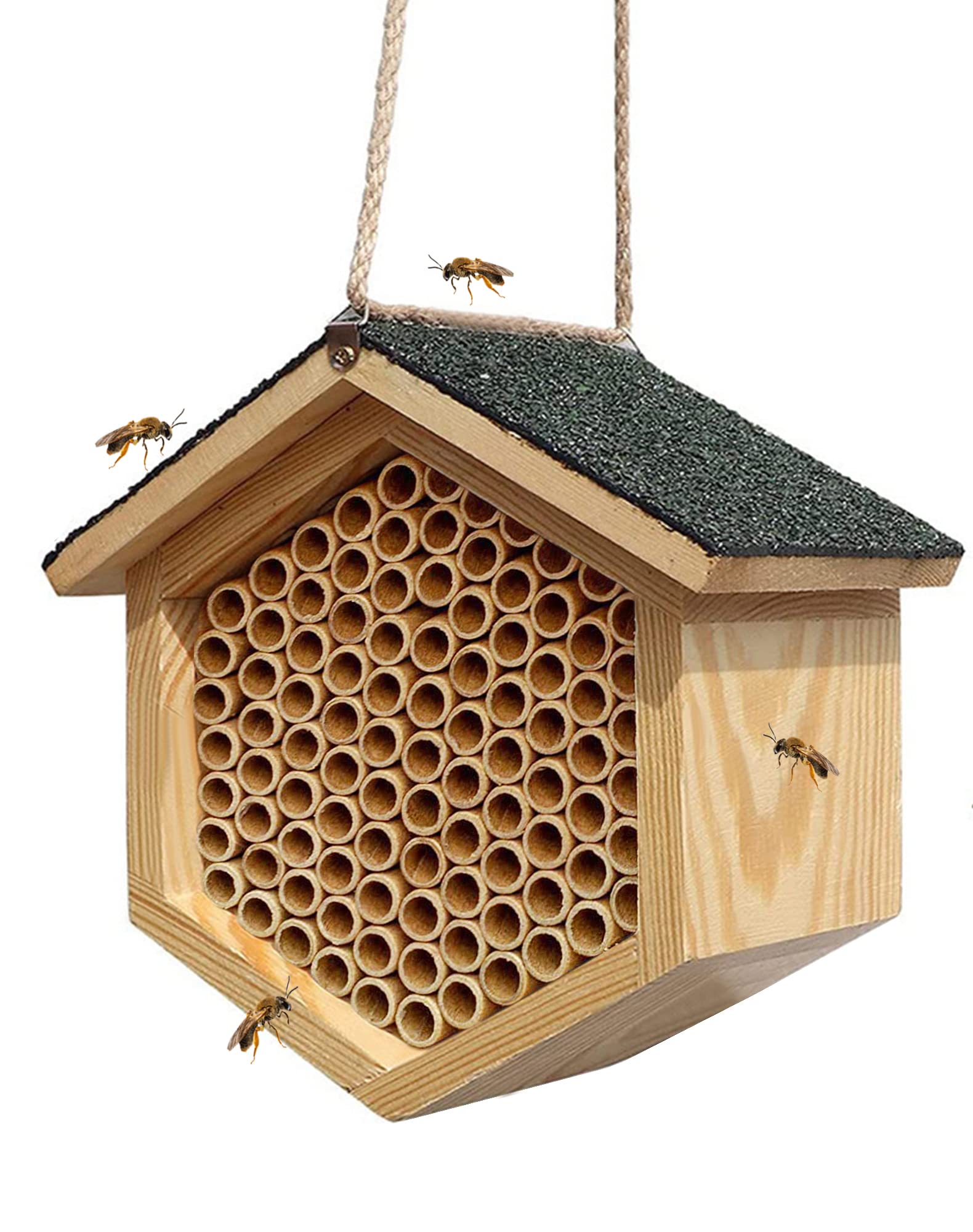 Benvo paper inserts for mason bee houses easy to replace