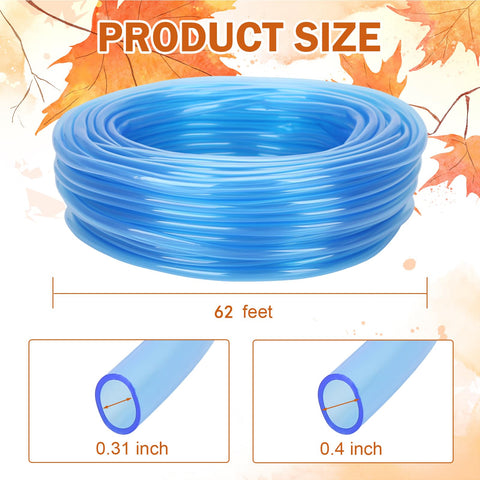 Benwanfee maple tubing 62ft blue cut-to-length for custom setups.