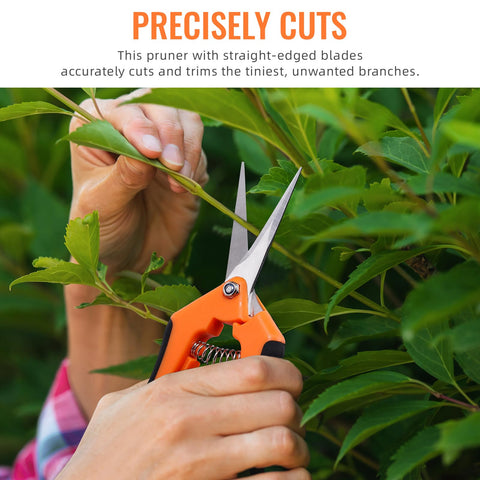 BEoffer garden scissors ergonomic handle reduces hand fatigue during long pruning