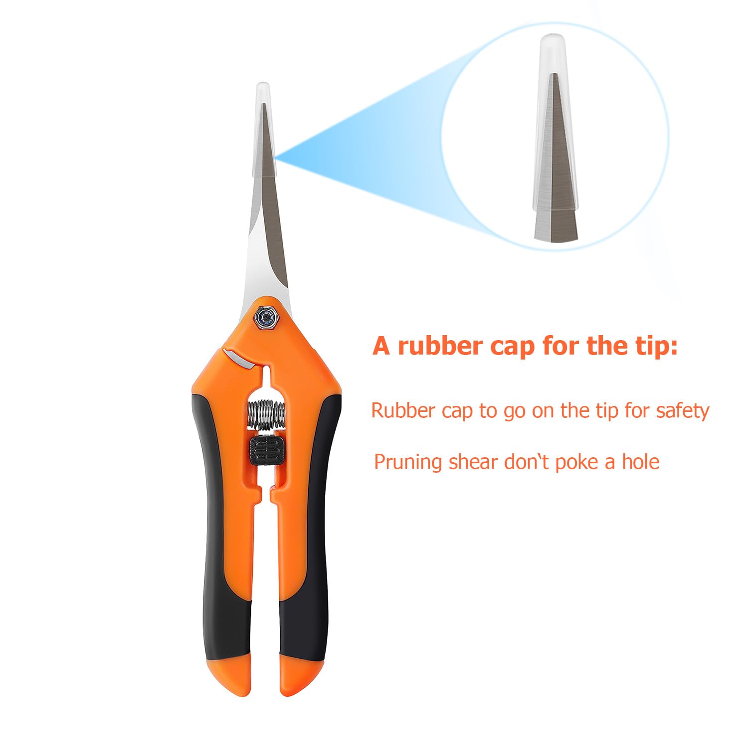 BEoffer pruning shears safety locking mechanism for safe handling