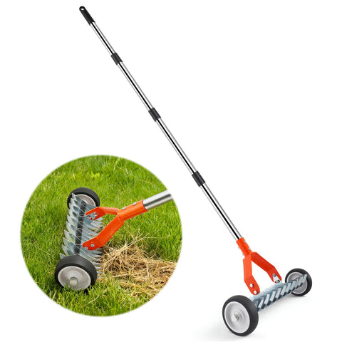 Beolisave Thatch Rake 21-tines deliver thorough dethatching across the soil surface.