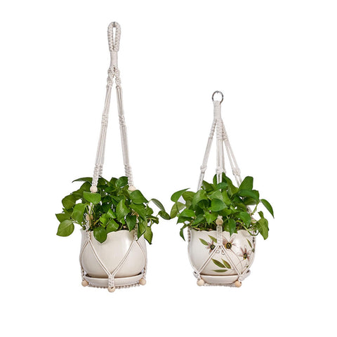 Beongfc 2-pack plant hanger in 29.5-inch reach, ideal for elevated indoor plants and sunlight access