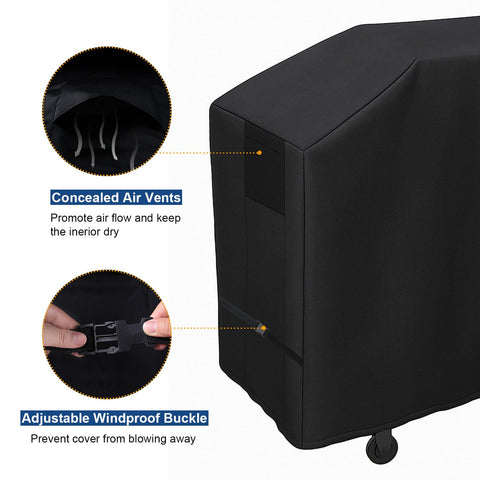 BEOTBRMI grill cover anti-tear fade-resistant fabric maintains color in sun