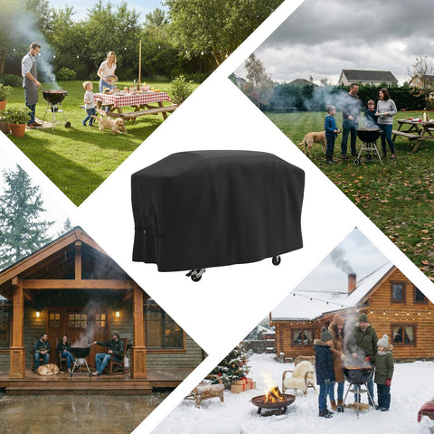 BEOTBRMI grill cover windproof buckle straps stay put in breezes
