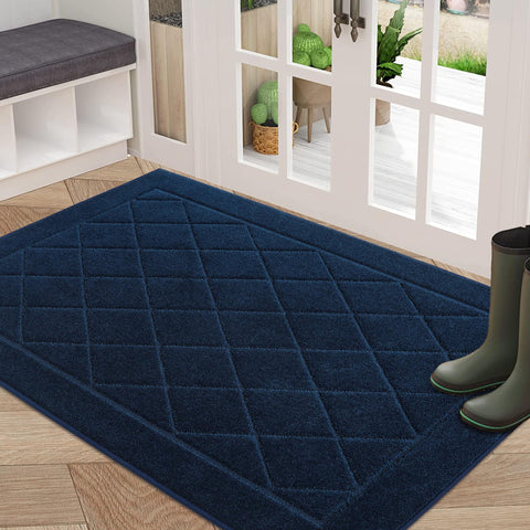 BEQHAUSE Dirt Trapper Door Mat 32x48 traps dirt and absorbs moisture at the entry.