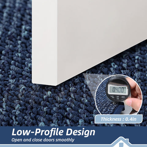BEQHAUSE mat with non-slip backing stabilizing on dry floors