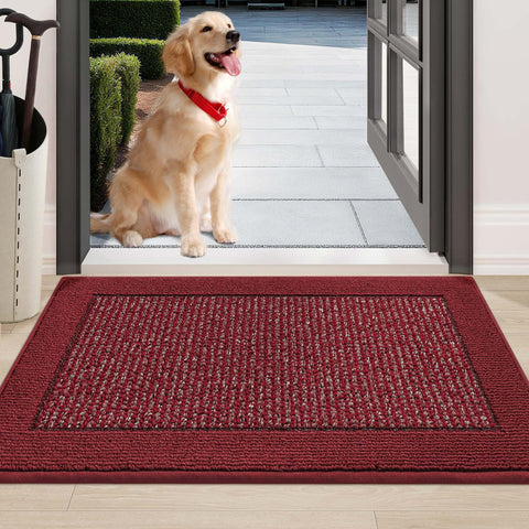 BEQHAUSE indoor door mat 24x36 dirt-trapper traps dirt and moisture.