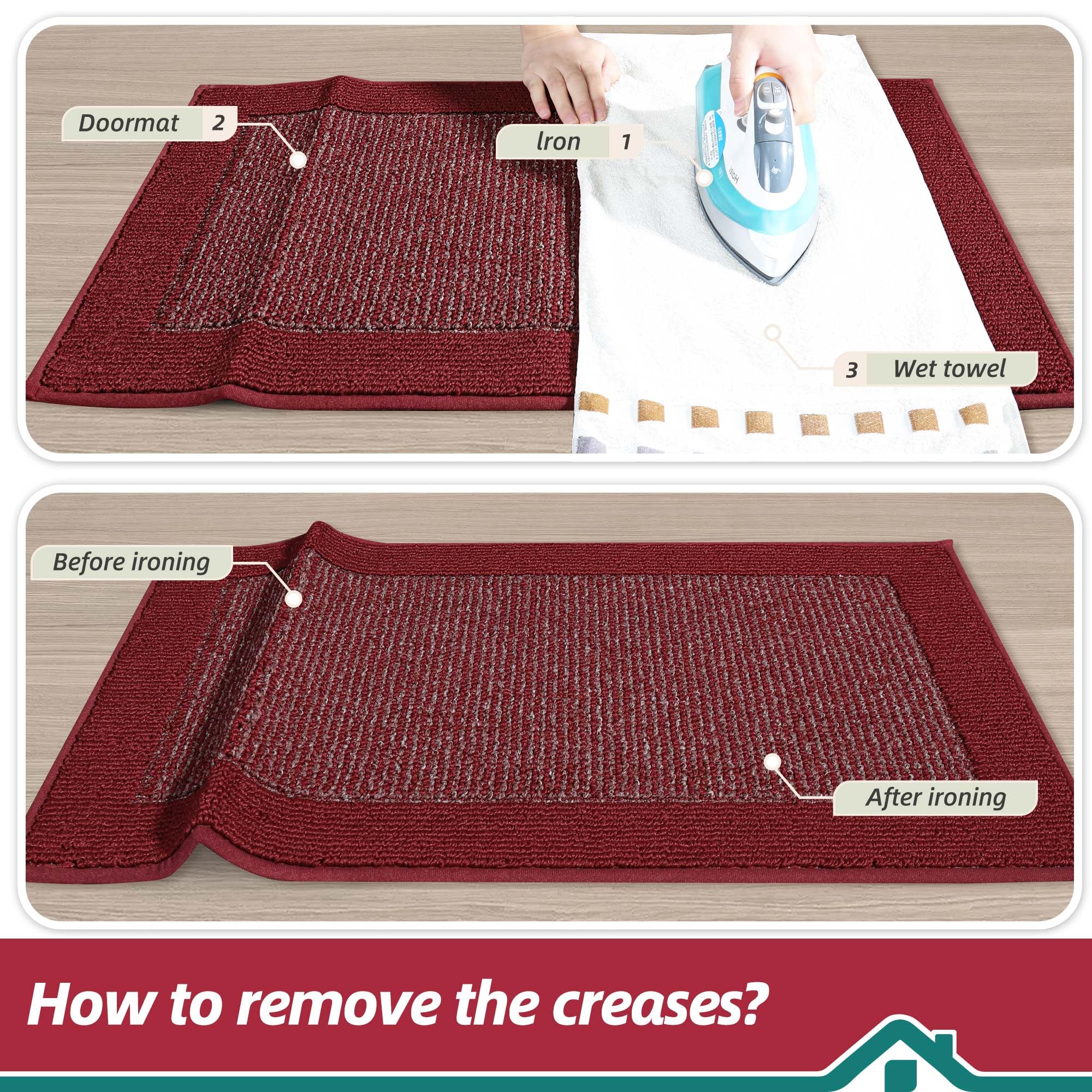 BEQHAUSE weather-ready door mat suitable for front or back doors.
