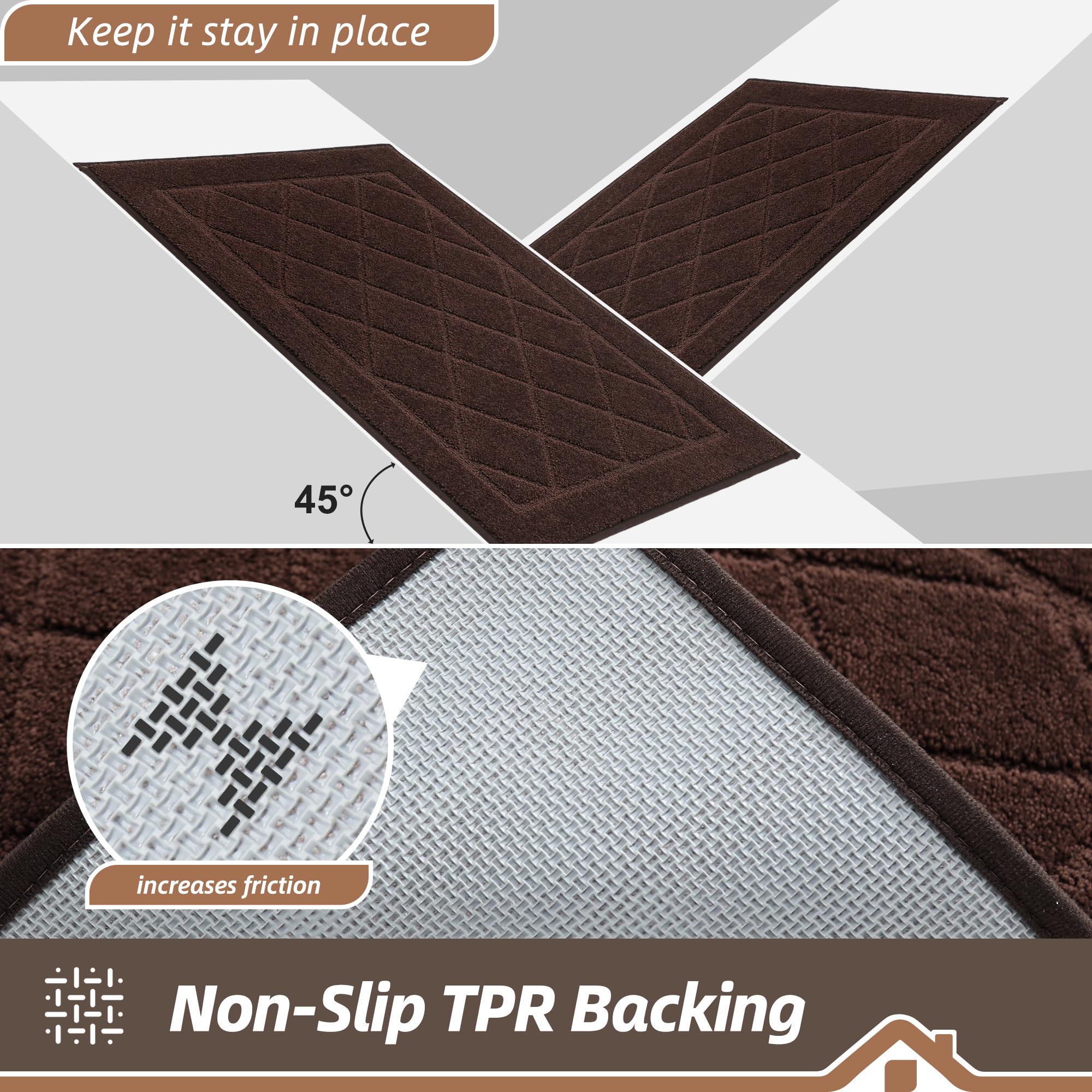 BEQHAUSE Dirt Trapper mat edge reinforcement provides lasting durability.