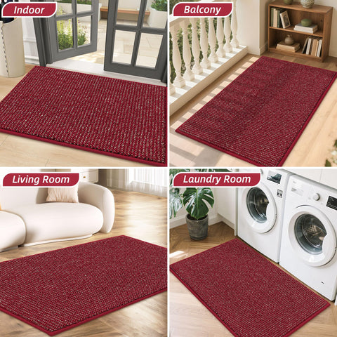 BEQHAUSE Dirt Trapper 0.4-inch thick mat fits under doors.