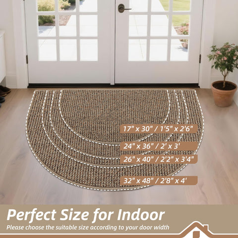 BEQHAUSE Dirt Trapper back door mat catches mud before it reaches floors.